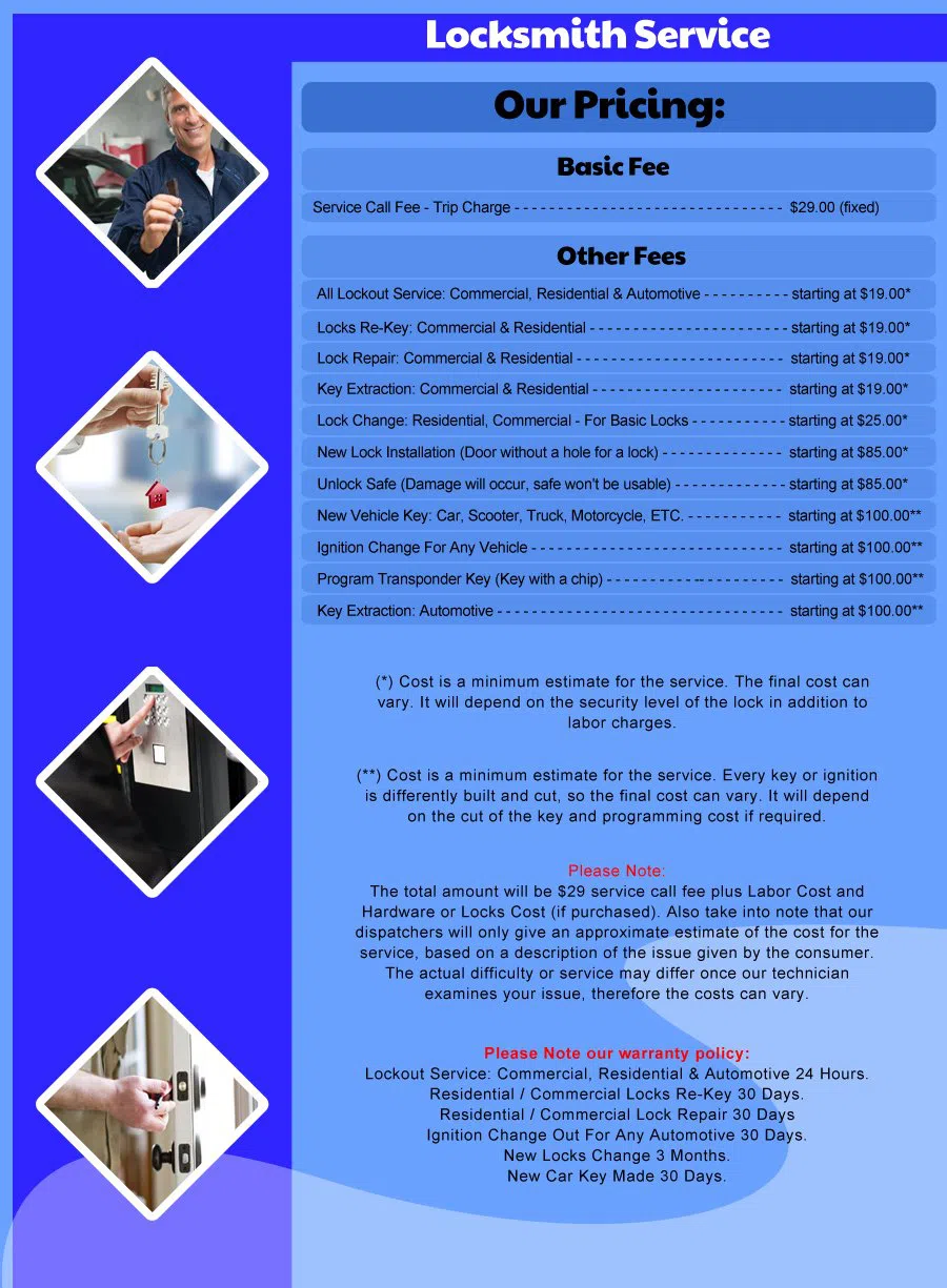 Cutler Bay Locksmith Service Cutler Bay, FL 305-744-5501 - Pricelist-15